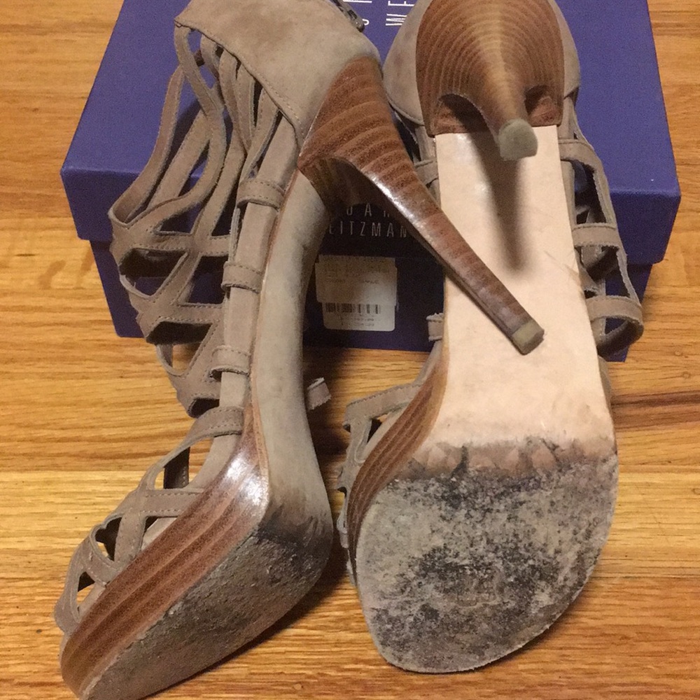 Stuart Weitzman Array Woven Platform - image 3